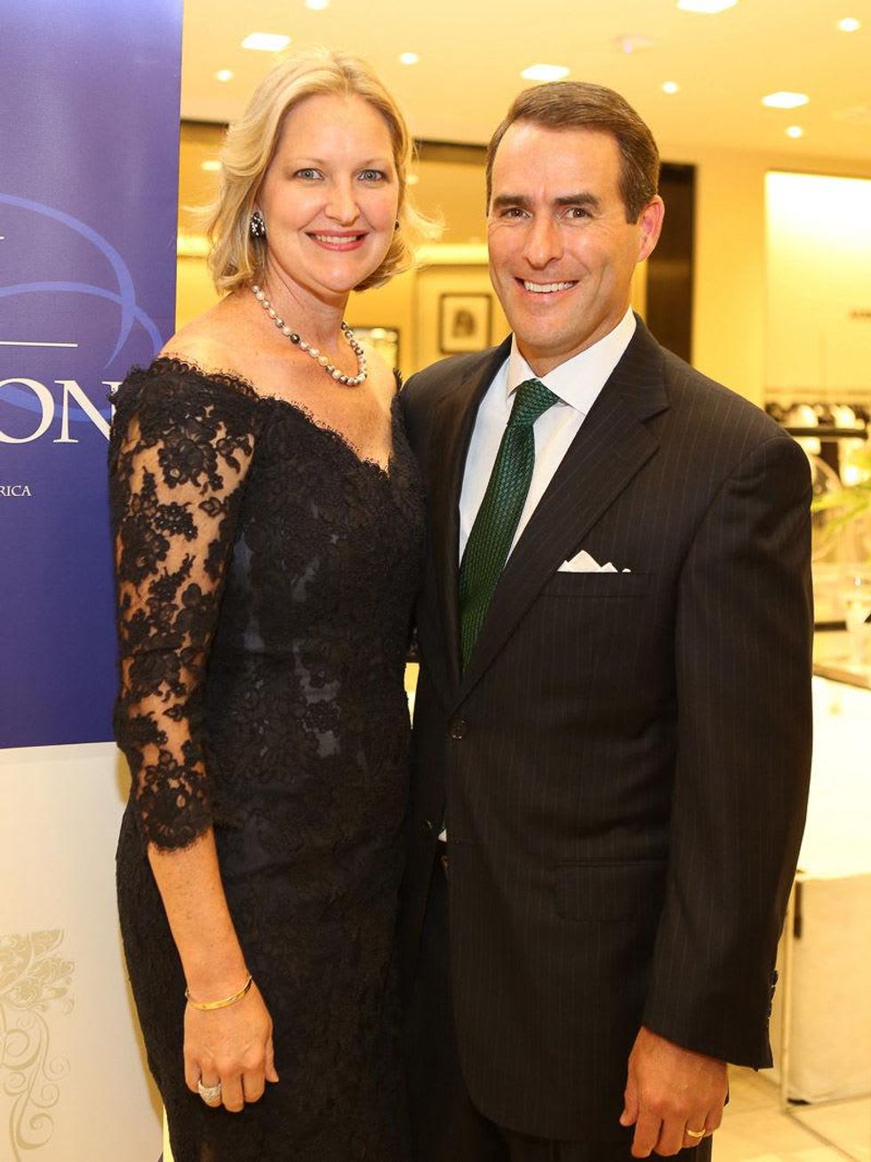 Joella and Steve Mach at the Winter Ball kick-off event