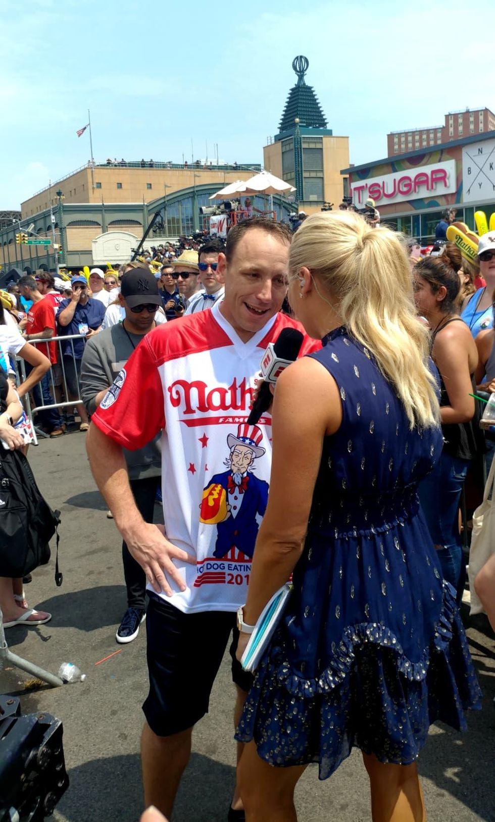 Ken Hoffman's inside scoop on hot dog king Joey Chestnut's controversial Nathan's Famous world