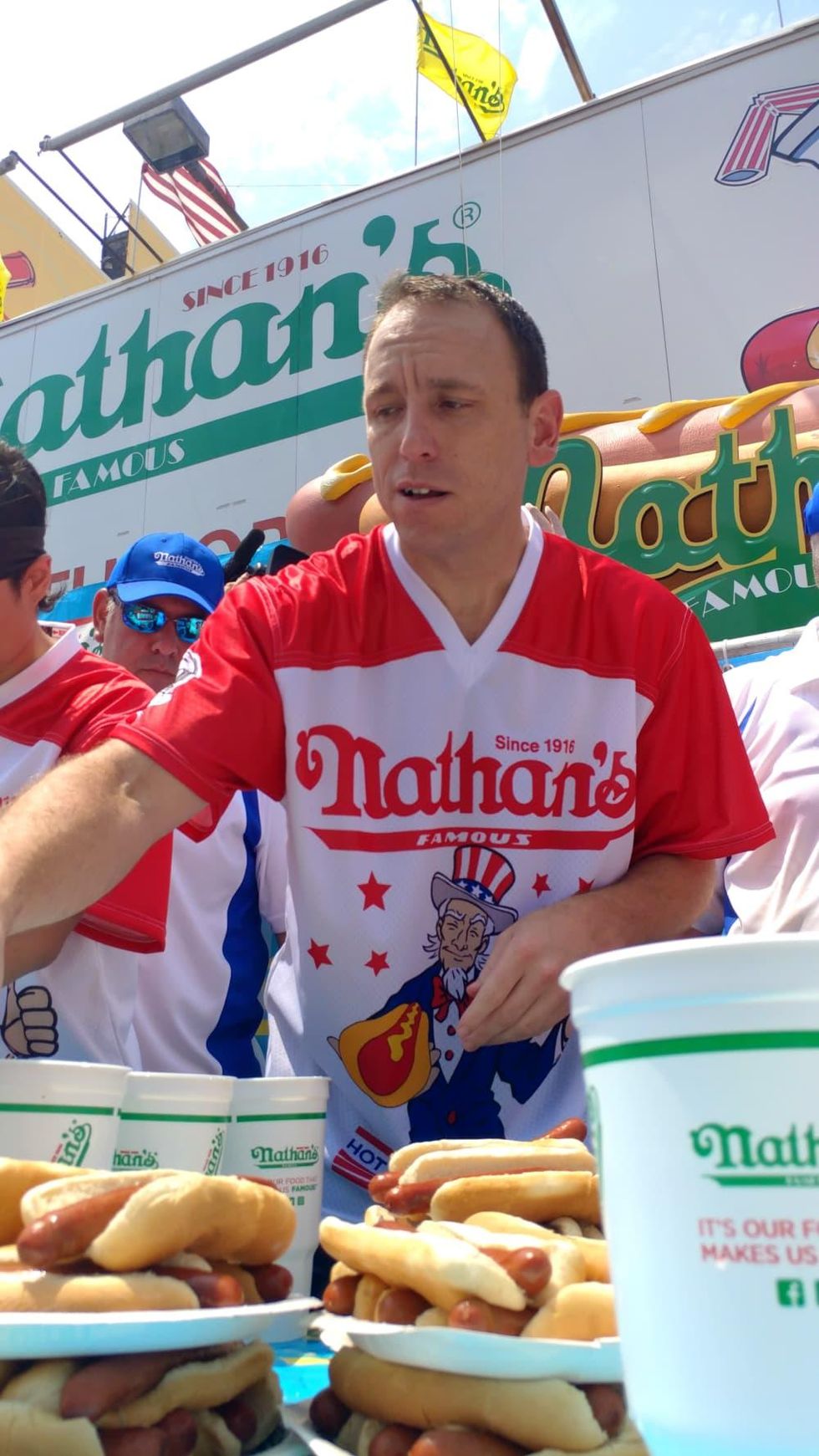 Ken Hoffman's inside scoop on hot dog king Joey Chestnut's controversial Nathan's Famous world