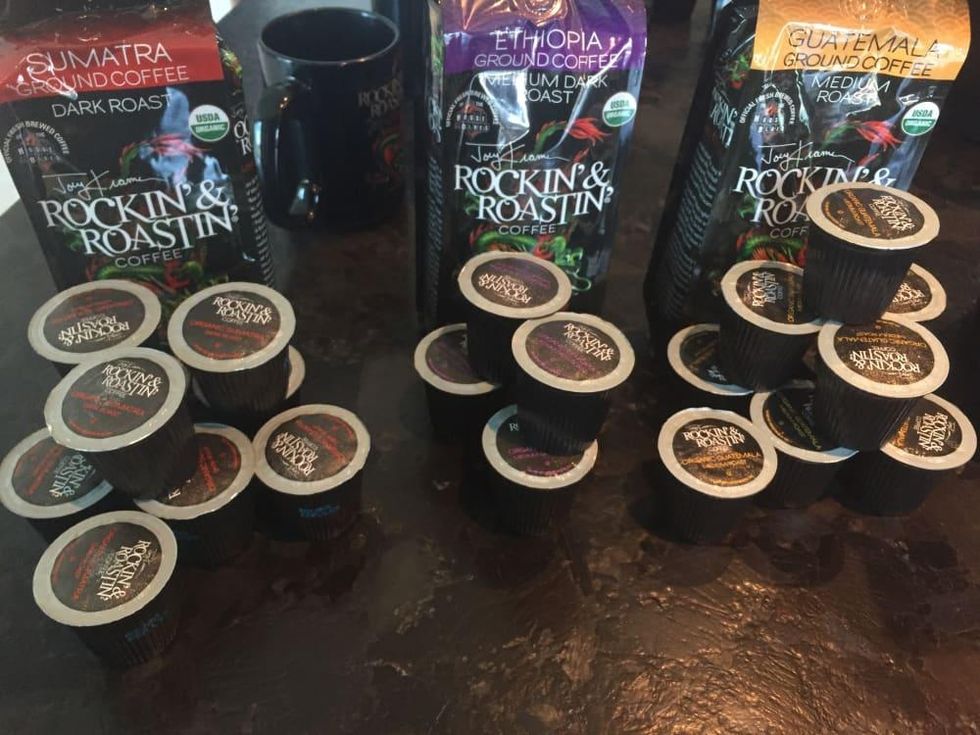 Joey Kramer Rockin Roastin coffee K-cups