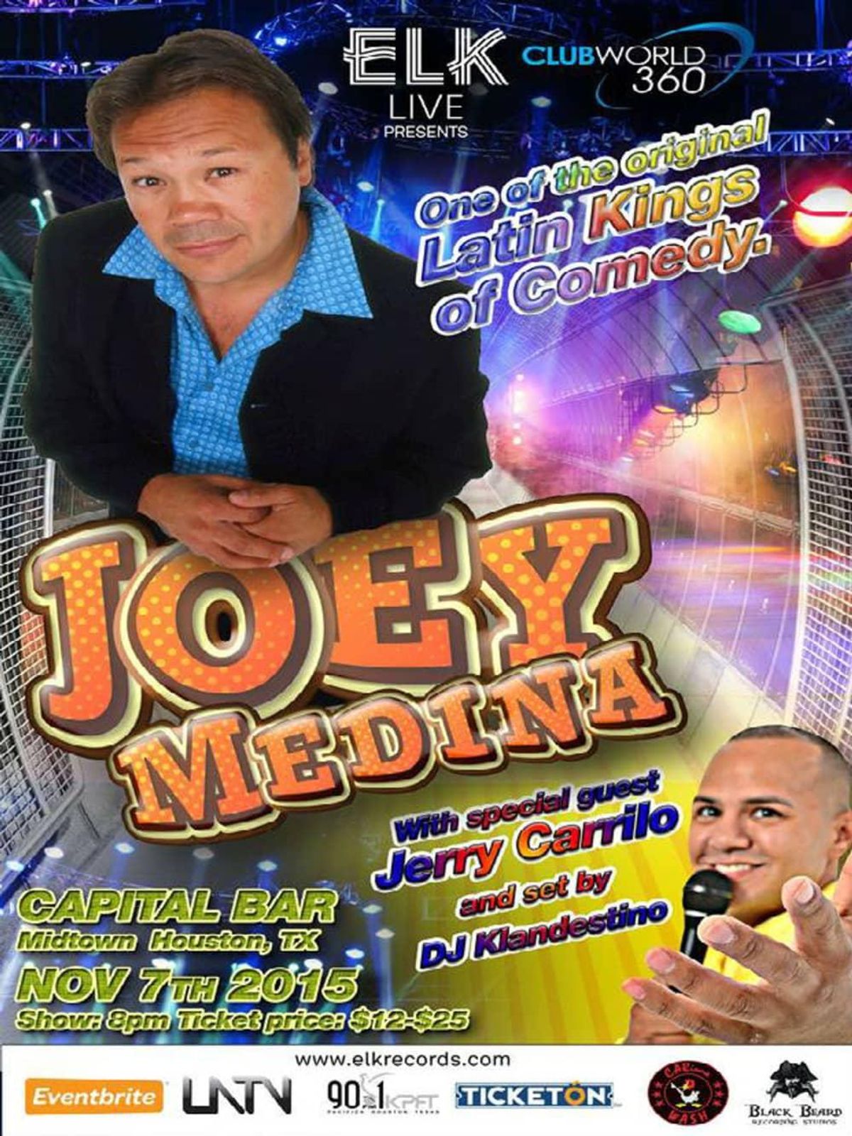 ELK Records presents Joey Medina Latin King of Comedy CultureMap Houston
