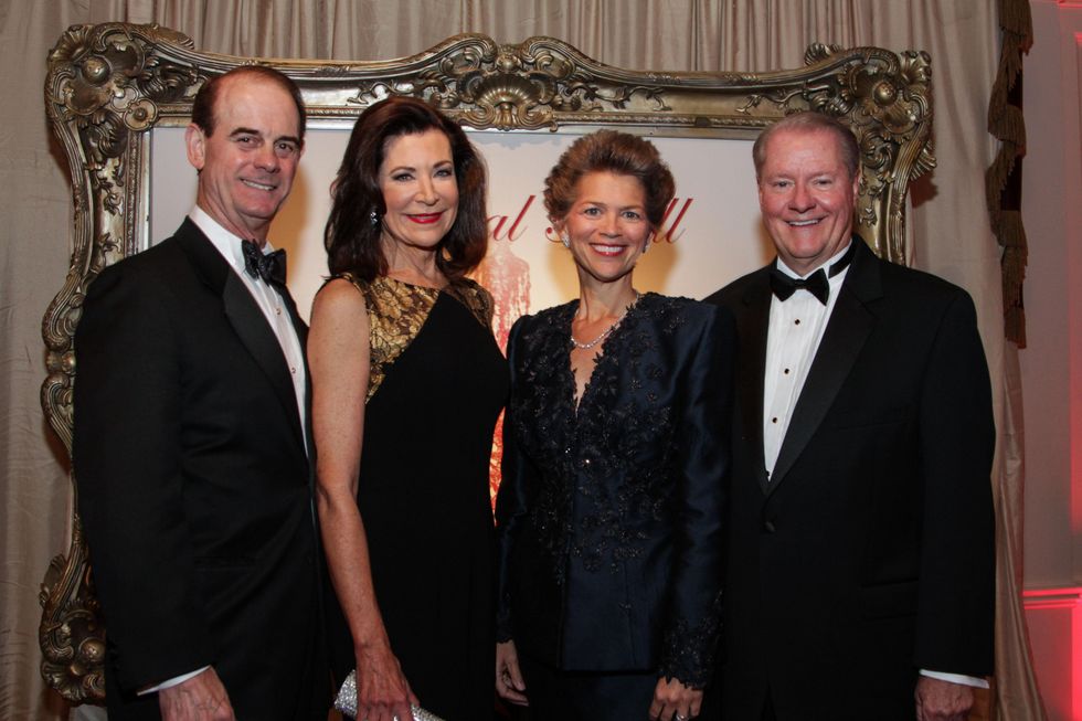 John and Betty Hrncir, from left, Bain Pearson and John Pitts at the Huffington Center on Aging Gala November 2013
