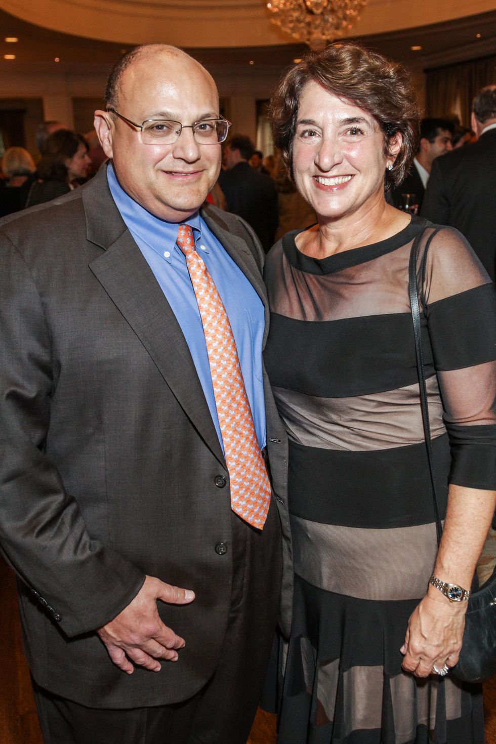 John and Jes Hagale at the Hospice Spirit Award dinner October 2014