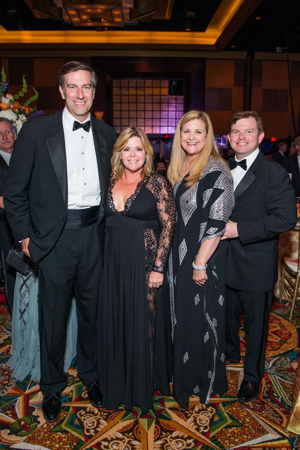 John and Kelli Weinzierl, from left, and DeeDee and Wallis Marsh at the Circle of Life Gala April 2015