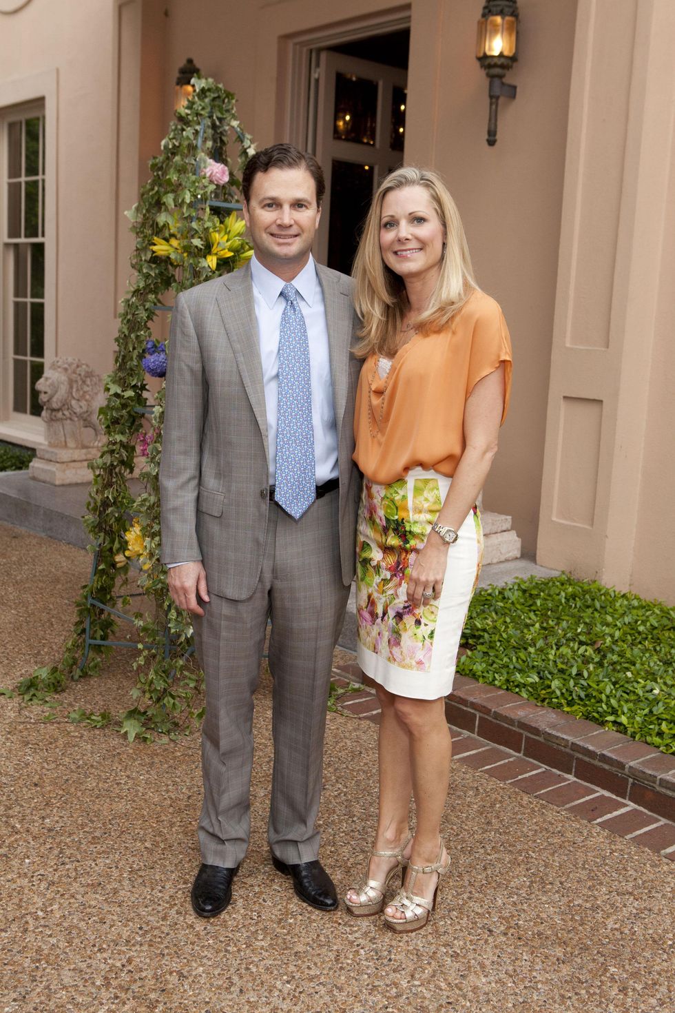 John and Lesli Giannukos at the Rienzi Spring Party April 2014