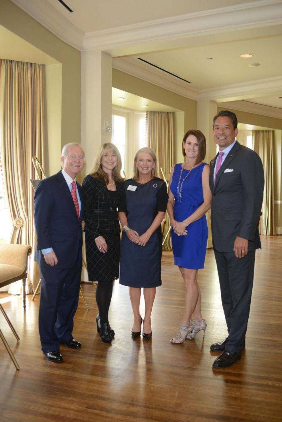 John and Lisa Walker, from left, Tracey Brown and Stephanie and Frank Tsuru at the Amazing Place Luncheon October 2014