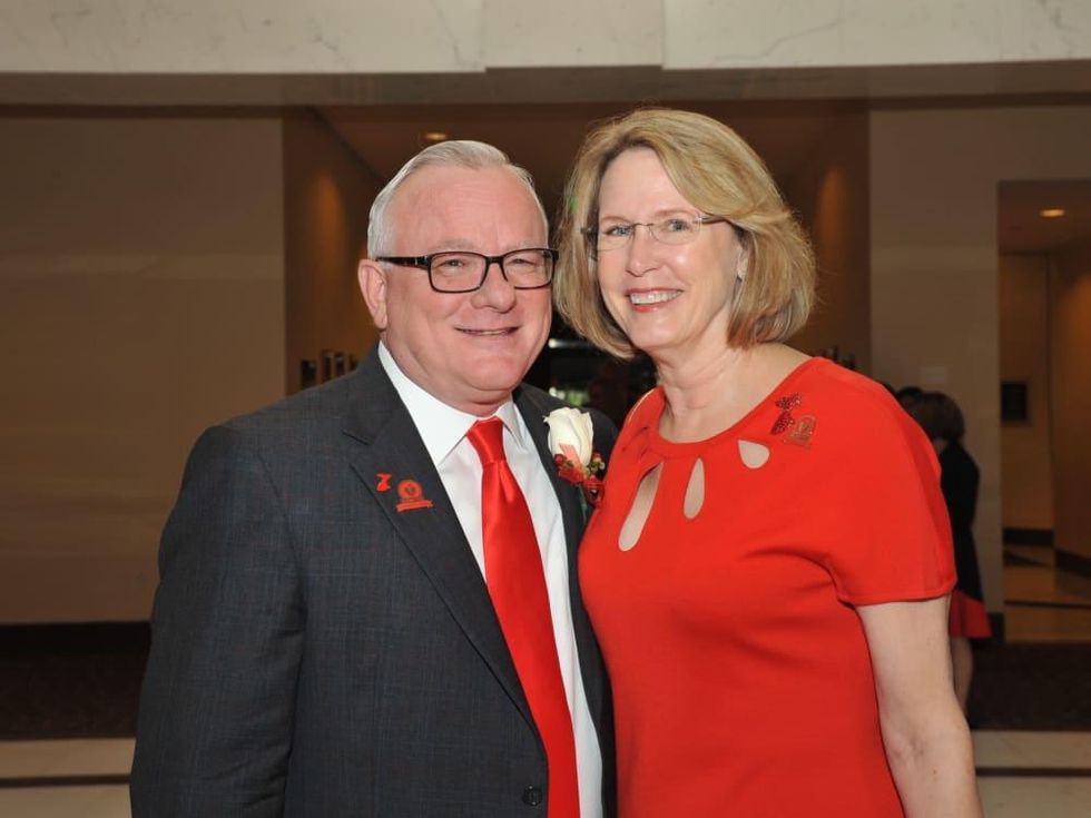 John and Vicki Crum at Go Red for Women luncheon