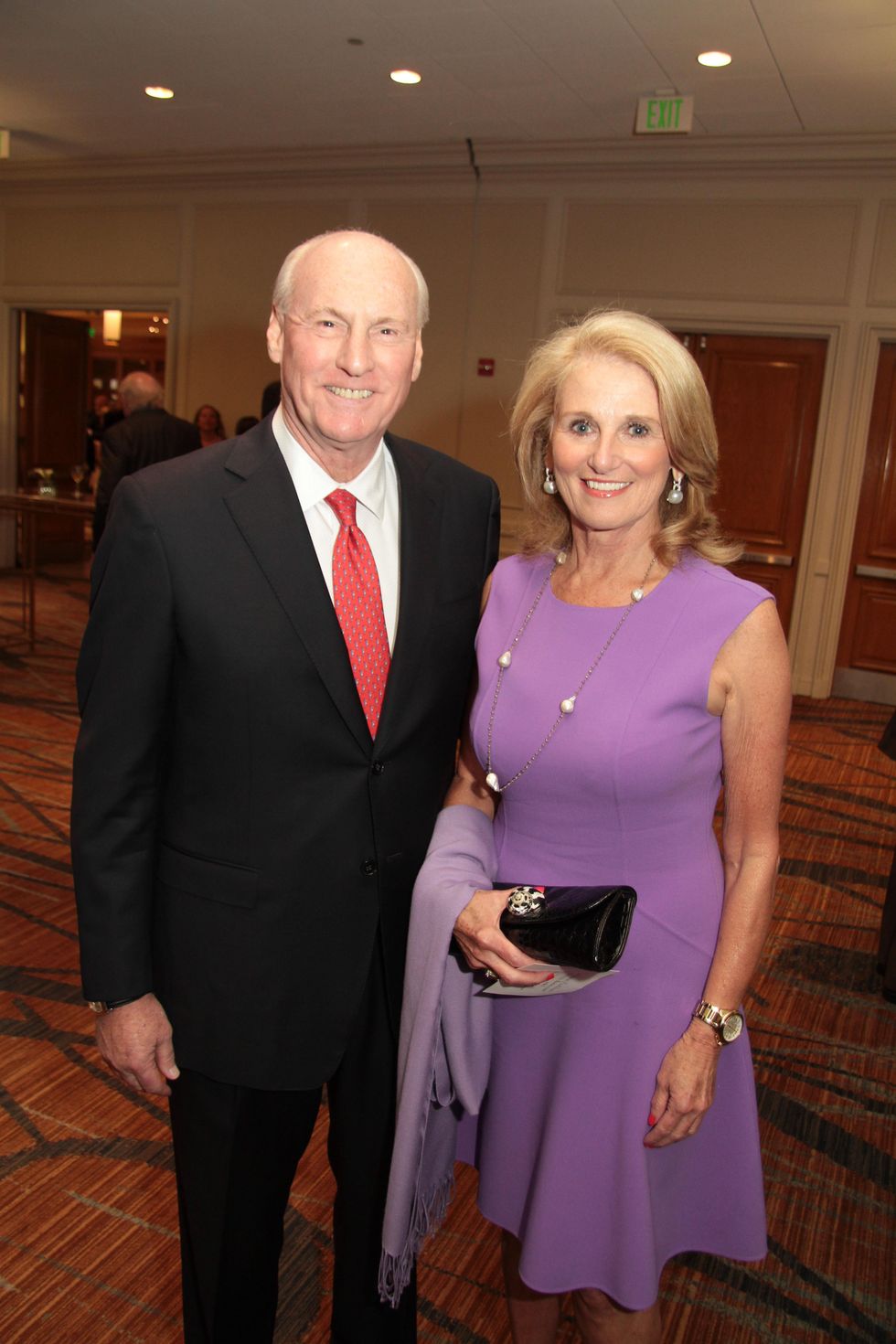 John Arnoldy and Denise Monteleone at the Houston Living Legend fundraiser dinner May 2014