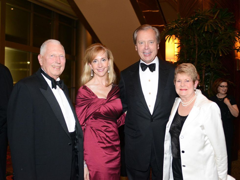 John Butler, from left, Tricia and David Dewhurst and Penny Butler at the Houston Community College Gala February 2014
