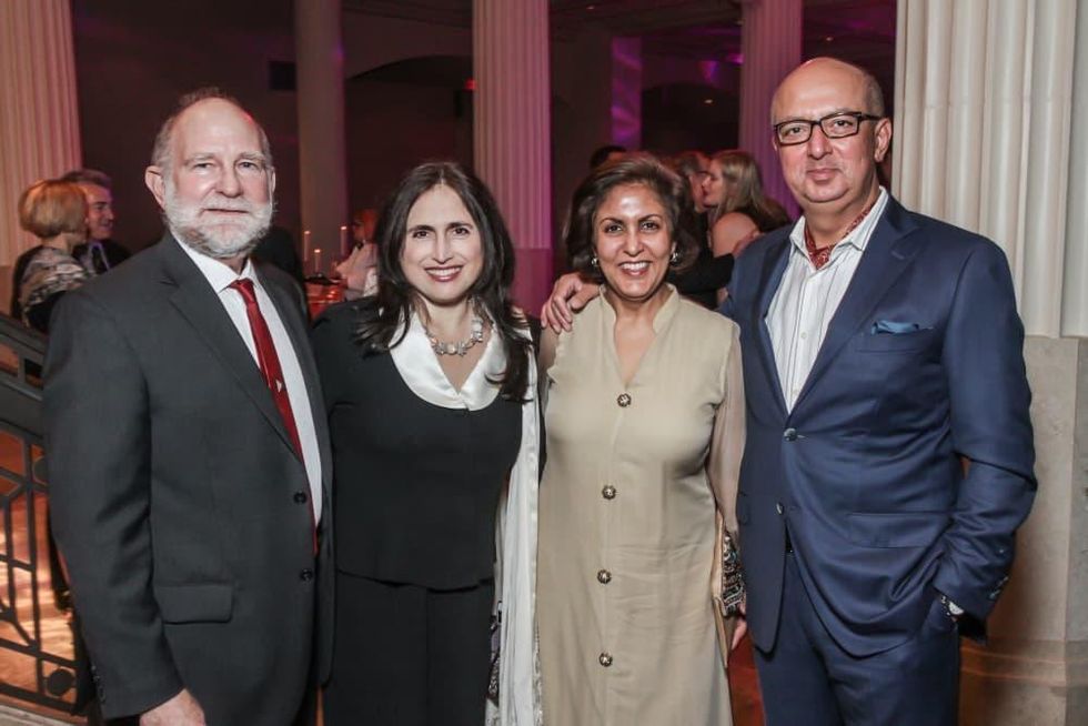 John Eldridge, Annette Eldridge, Dvika Ramchandani, Mahesh Ramchandani at Club da Camera