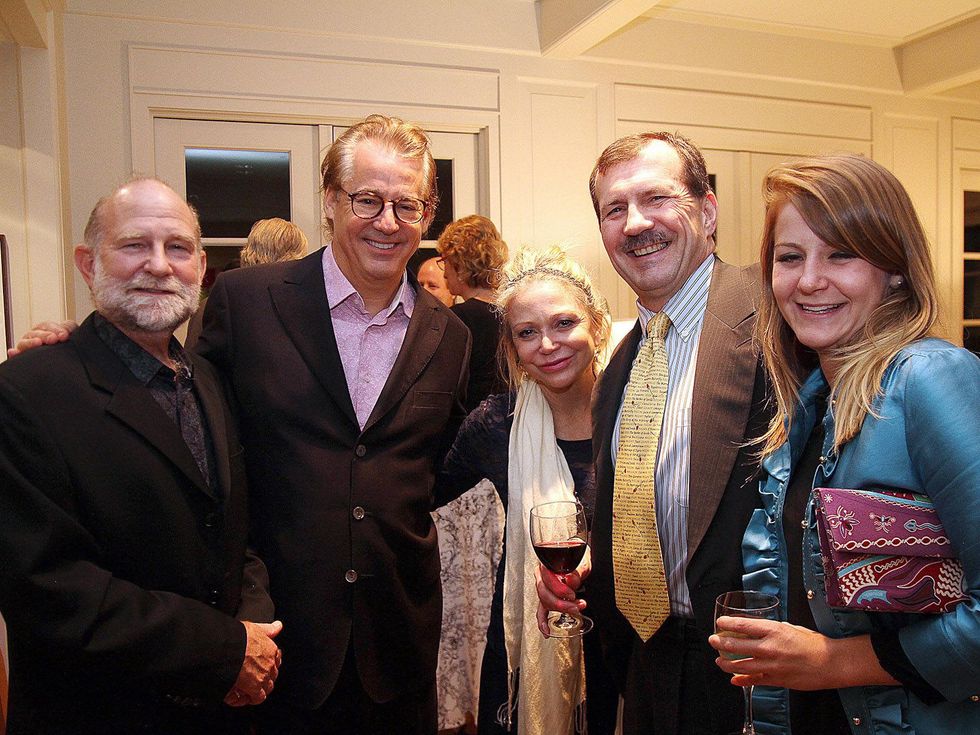 John Eldridge, from left, Robert and Mimi Del Grande, Brad Patteron and Katie Patterson at the Da Camera Opening Night party October 2013