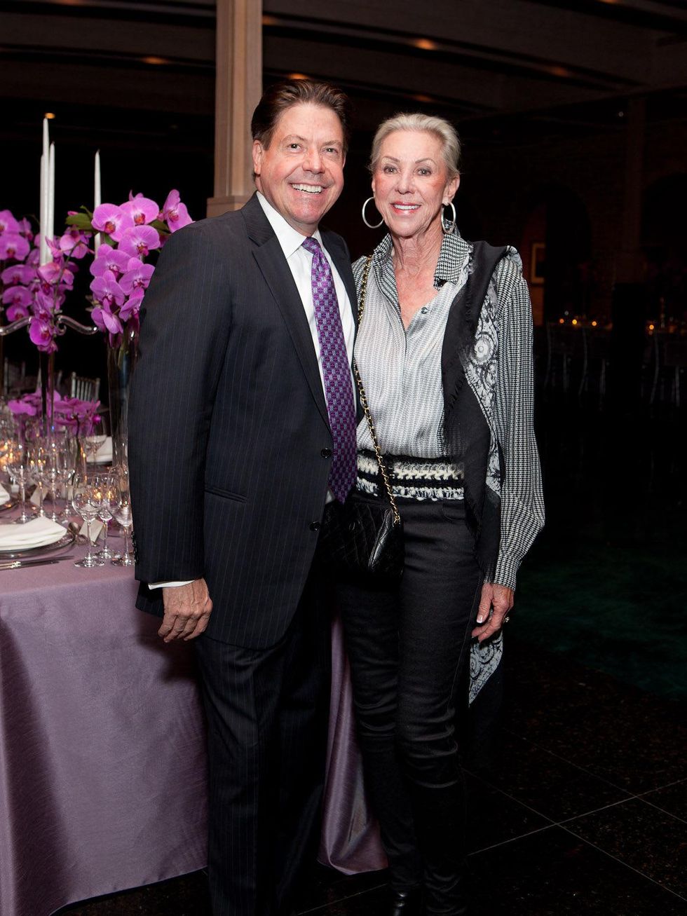 John Evatz and Doris Cantrell at the Asprey dinner October 2013