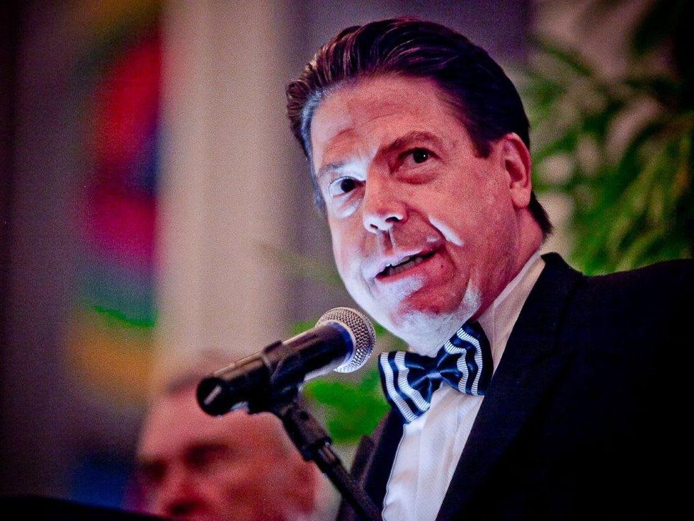 John Evatz at Bering Omega's Sing for Hope