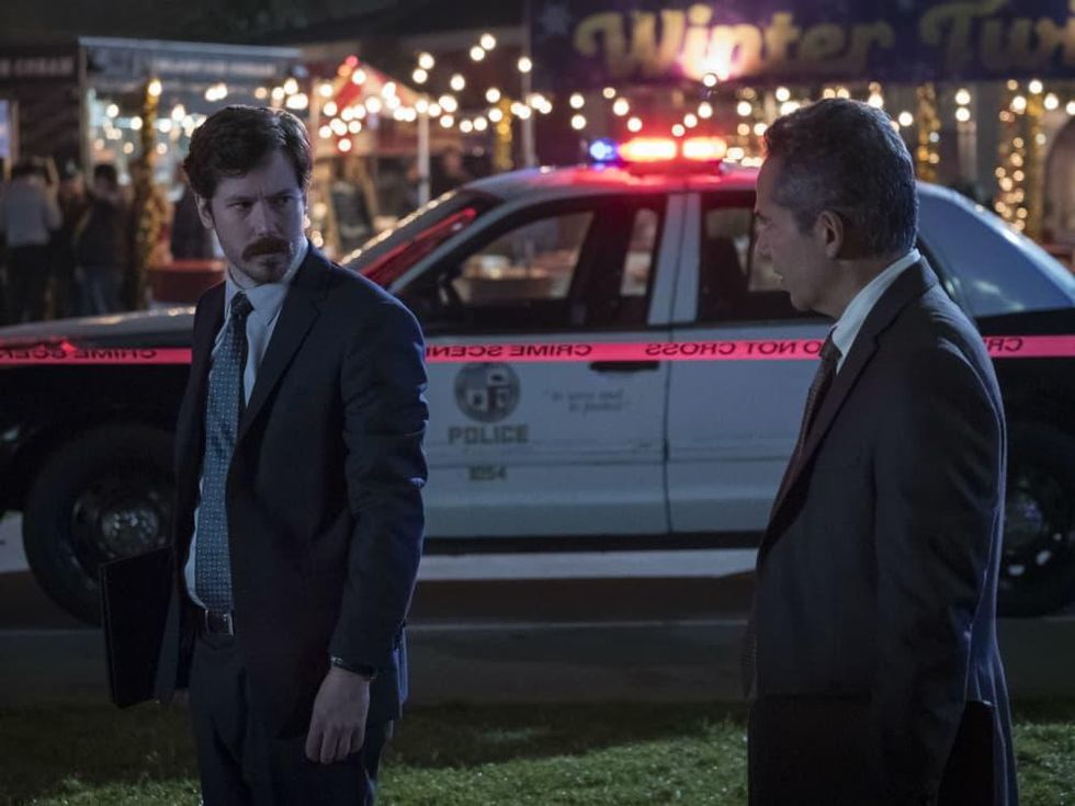 John Gallagher Jr. and John Ortiz in Peppermint