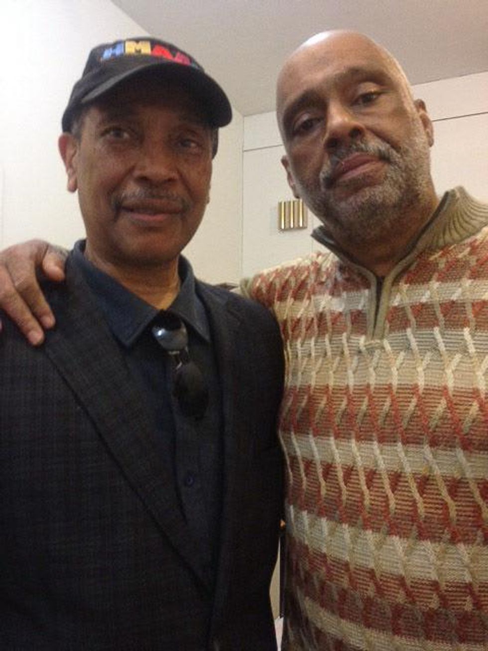 John Guess Jr. left and Danny Simmons, January 2013