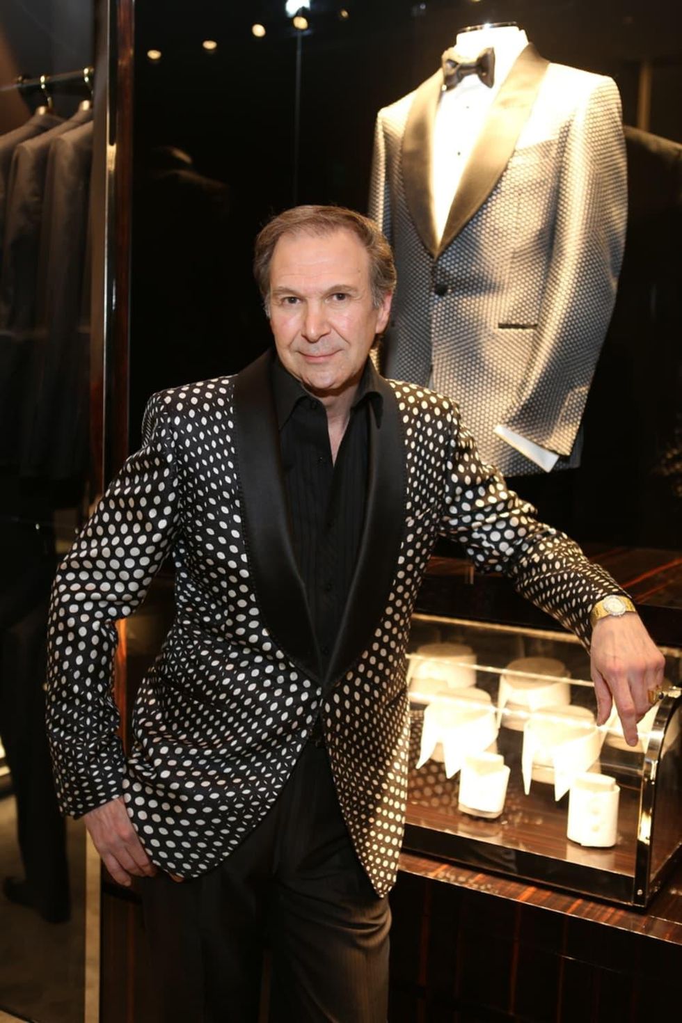 John Jamail Jr at Blue Cure party at Tom Ford