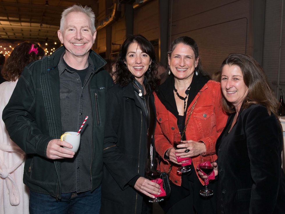 John Jeffries, from left, Franny Koelsch, Claire Cusack and Kathy Frietsch at the Hope Stone Gala March 2014