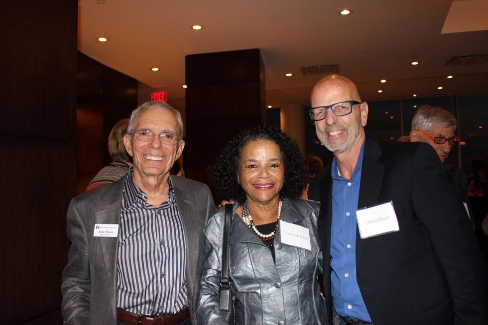 John Mann, left, Vicki McGhee and Clifford Pugh at the Jane's Due Process fundraiser February 2015