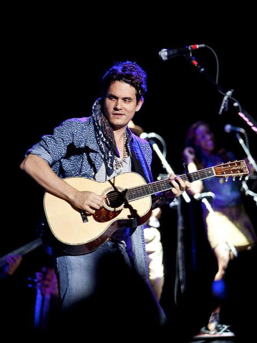 John Mayer concert Cynthia Woods Mitchell Pavilion July 2013