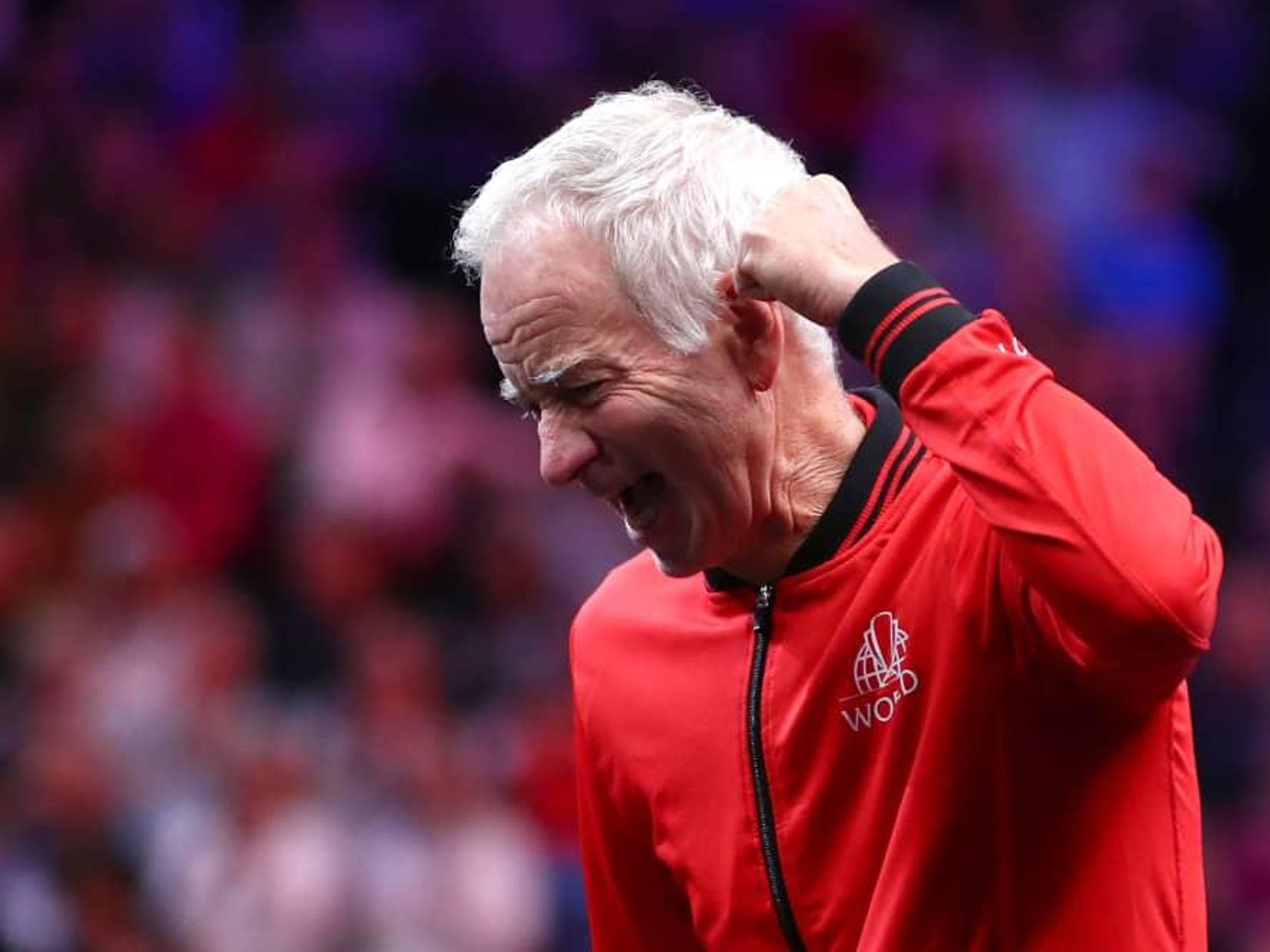 John McEnroe yelling