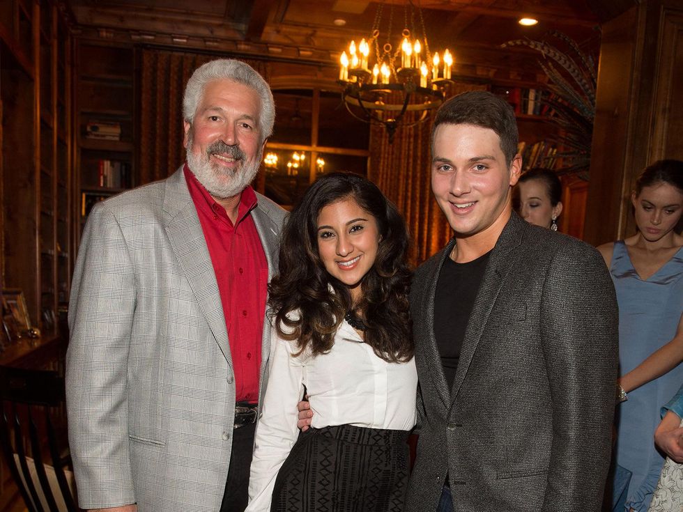 John Tinkle, from left, Natalie Guzman and Jonathan Tinkle at the Pin Oak Charity Horse Show kick-off February 2014 at the Pin Oak Charity Horse Show kick-off February 2014