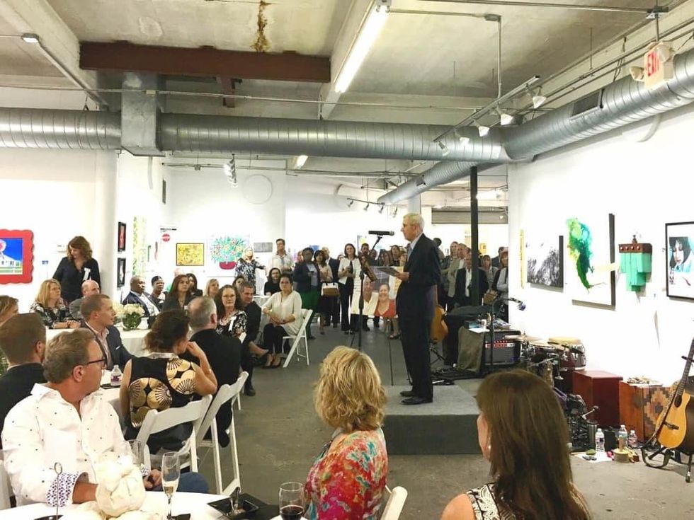 John Walsh at Art on the Avenue Preview Party