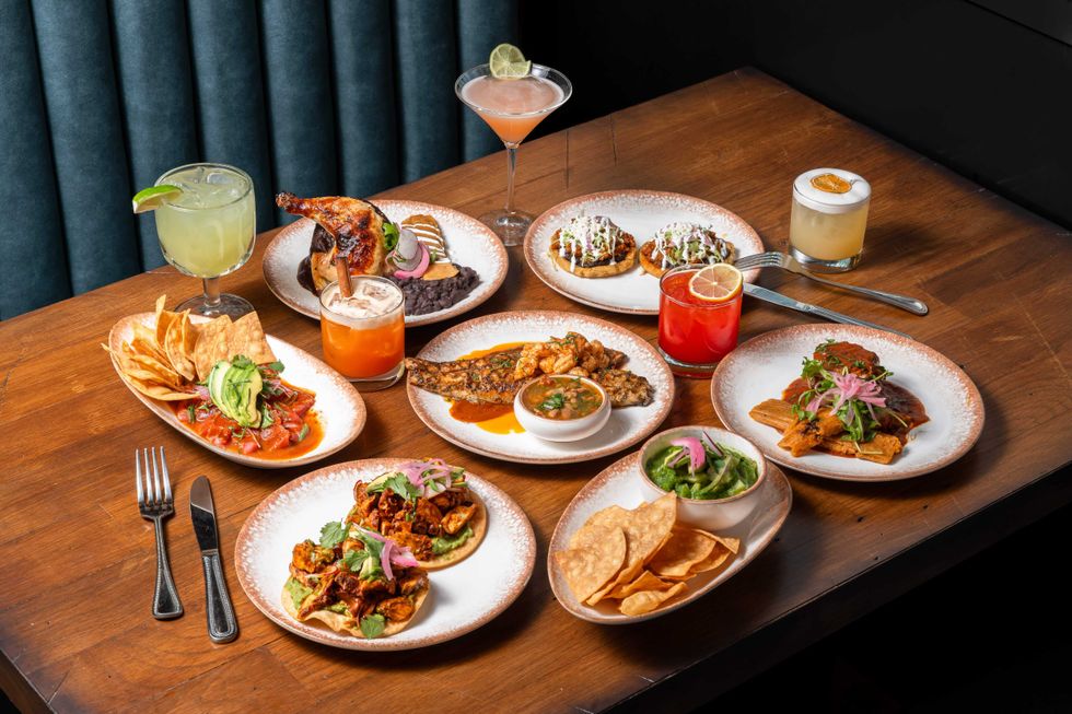 Johnny Ritas Cocina y Cantina restaurant food spread