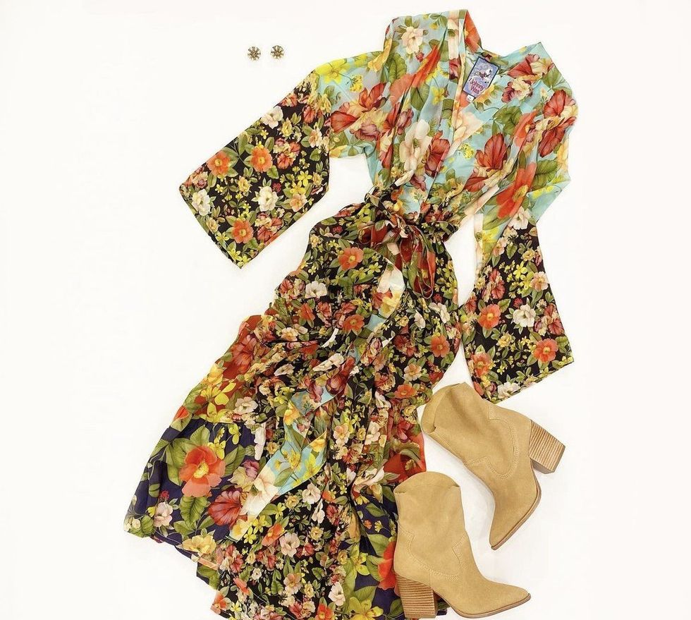 Johnny Was kimono Hemline