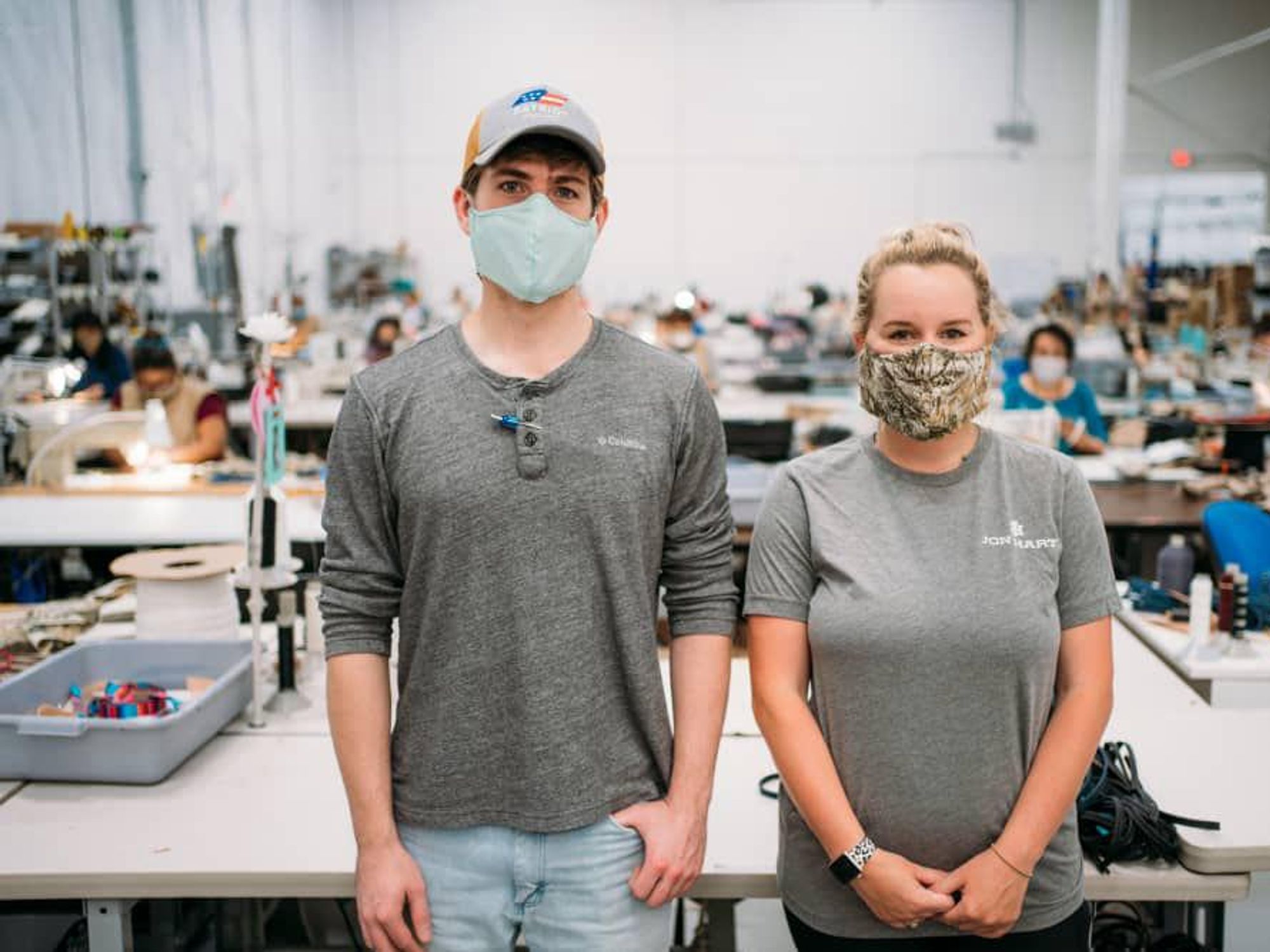 Jon hard designs covid-19 fabric face masks factory