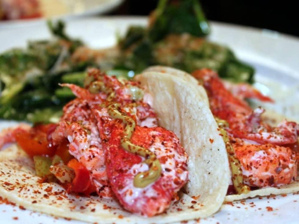 Jonathan's the Rub lobster taco