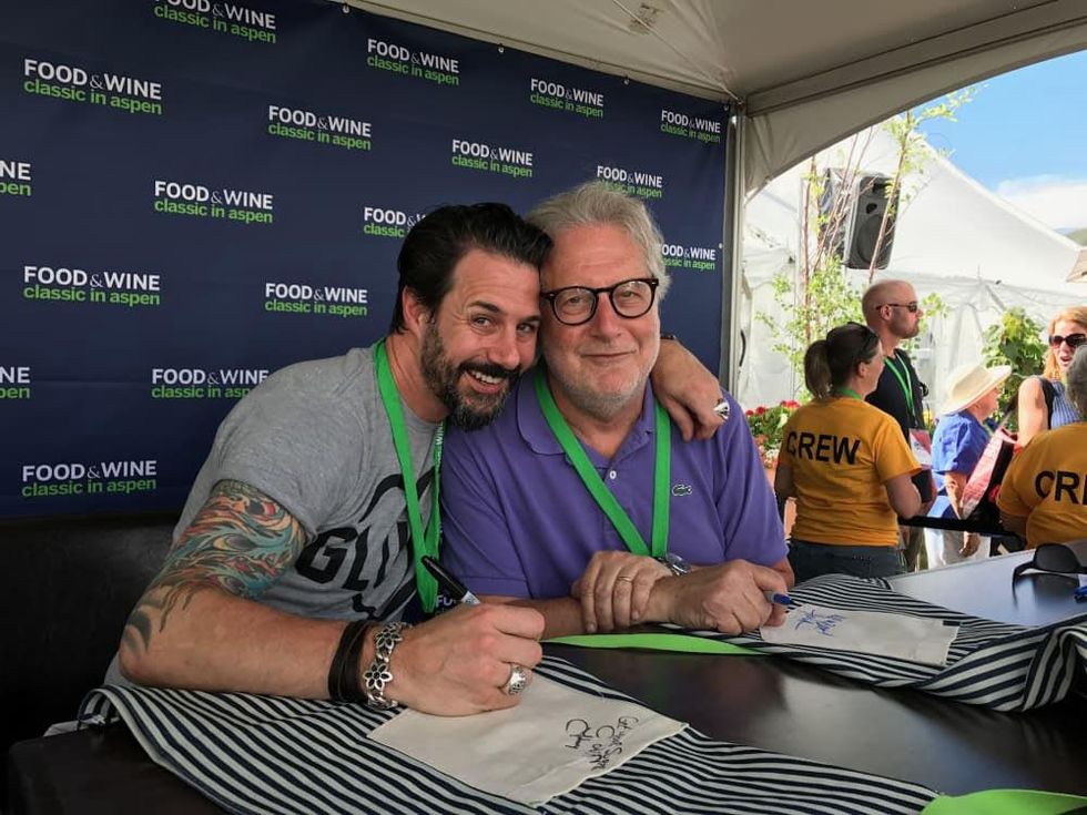 Jonathan Waxman and Johnny Iuzzini at Aspen Food & Wine festival