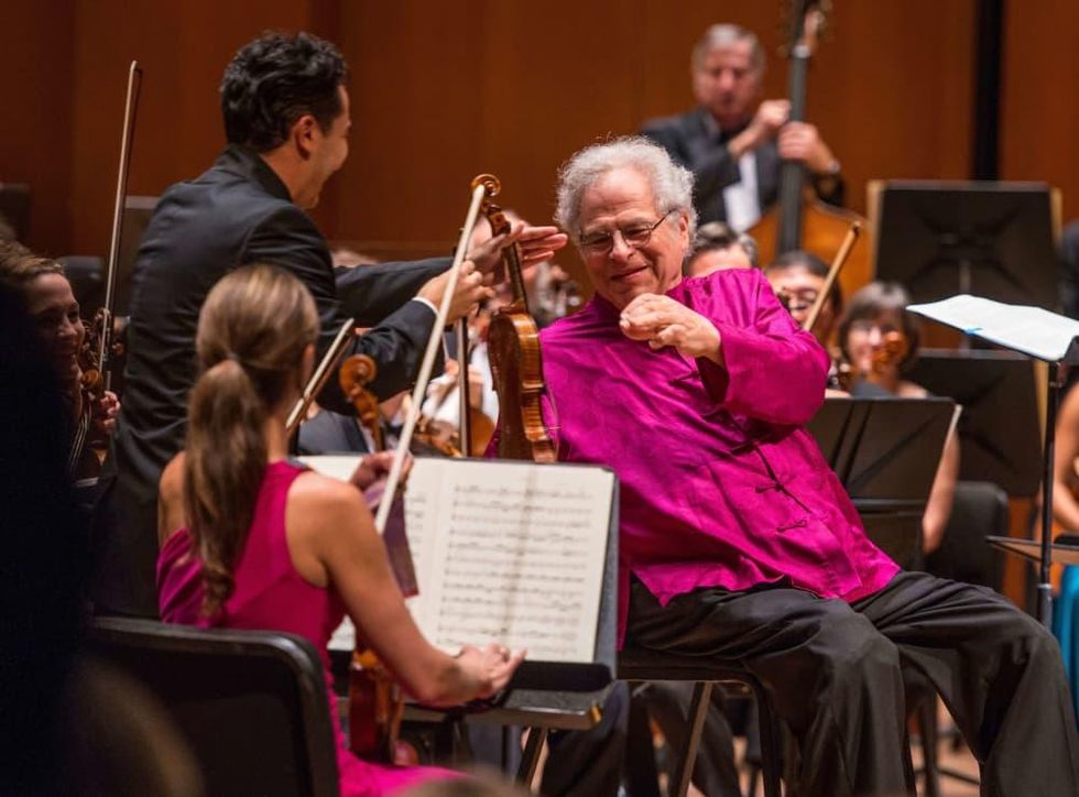 Jones Hall 50th Ball, Itzhak Perlman with Houston Symphony
