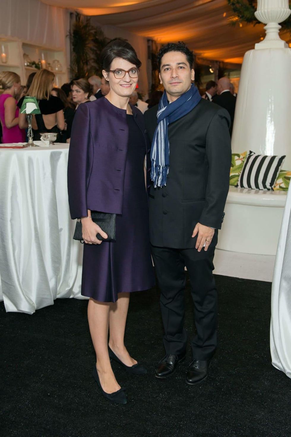 Jones Hall 50th Ball, Julia and Andres Orozco Estrada (Houston Symphony conductor)