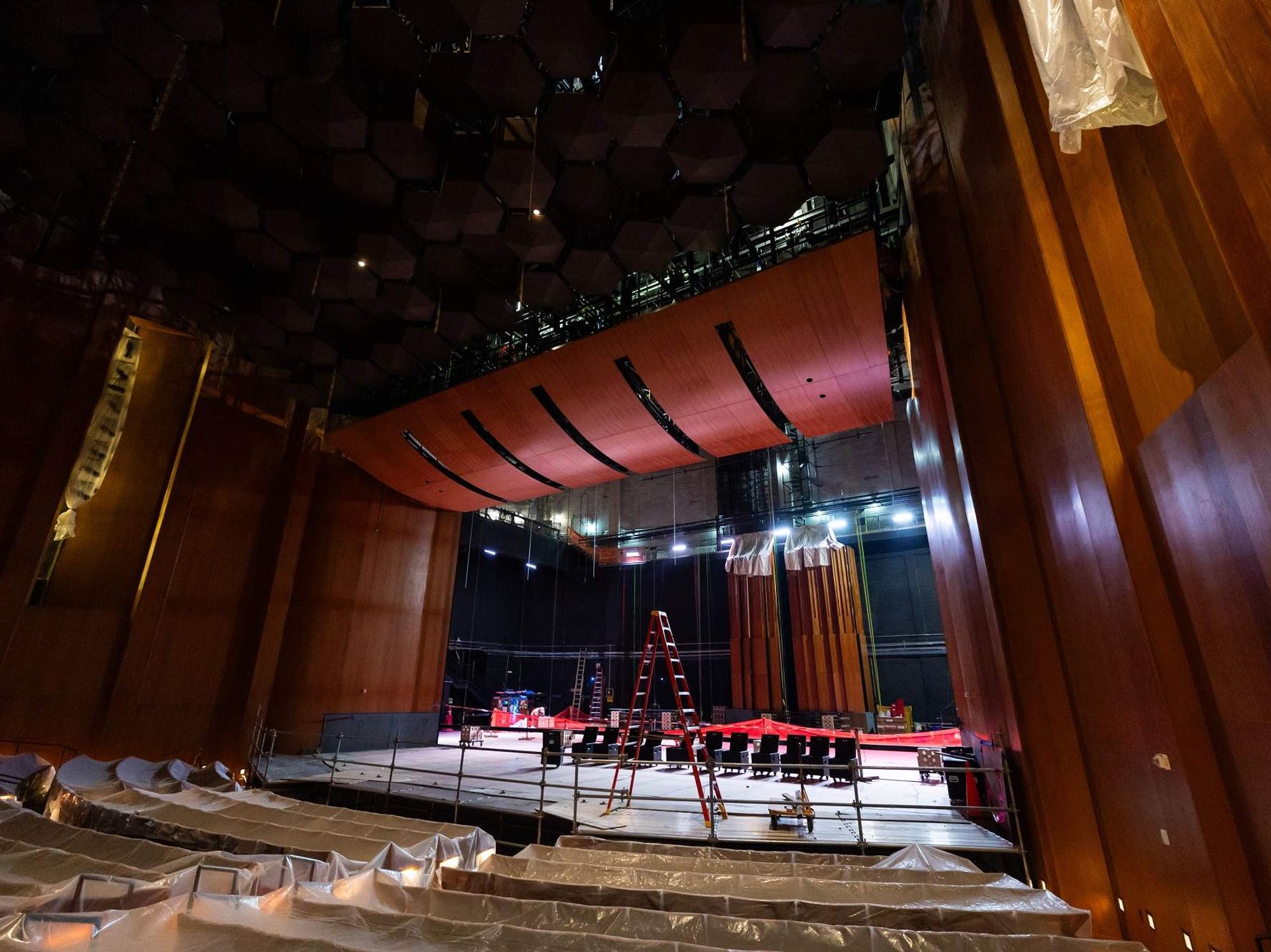 Jones Hall forestage reflector