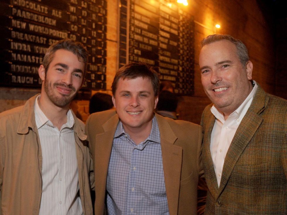 Jordan Dupuis, from left, Corbett Parket and Jason Fuller at the CounterCurrent Kick-Off March 2014