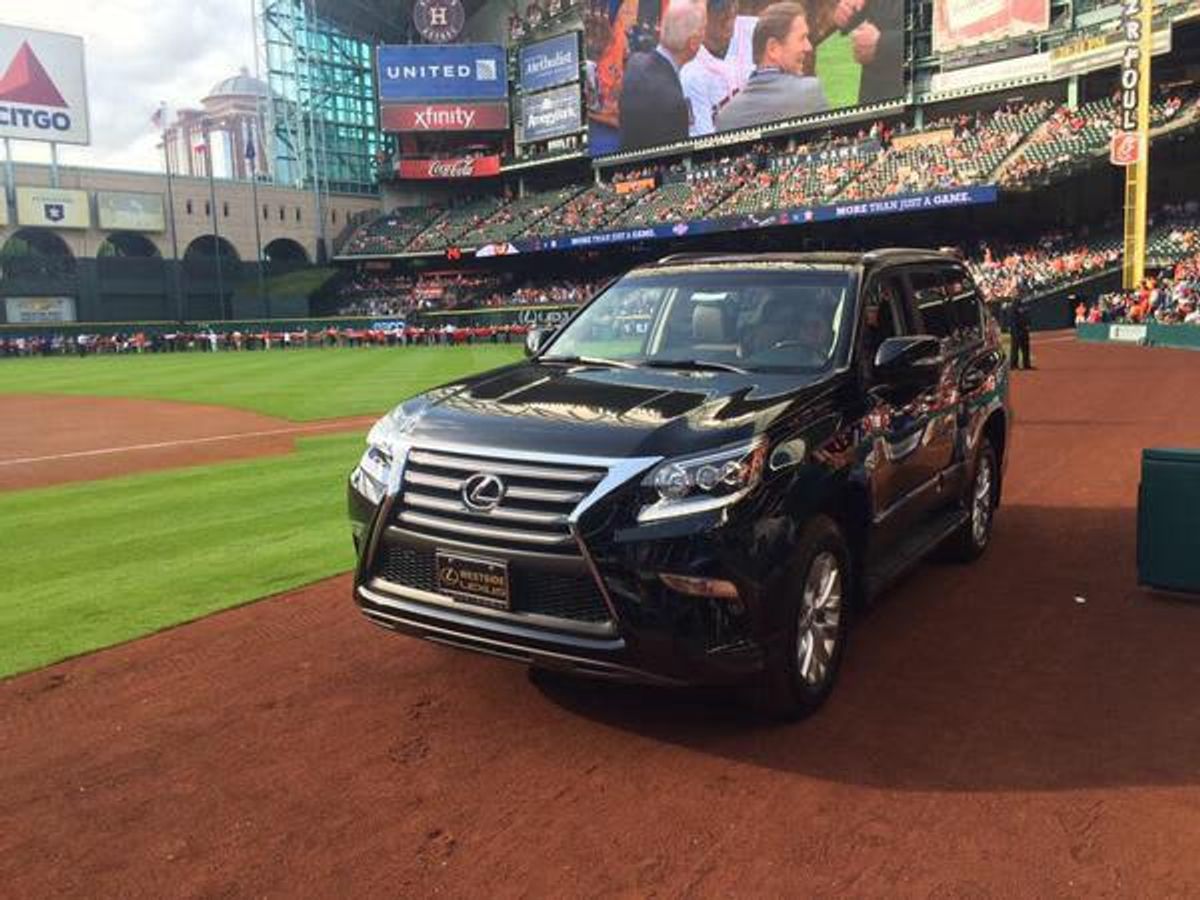 Jose Altuve's gift? A new Lexus SUV for starters. CultureMap Houston