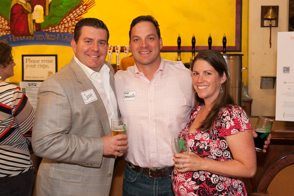 Josh Bowlin, from left, Mike Sperandio and Dabney Graney at the PALS event June 2014