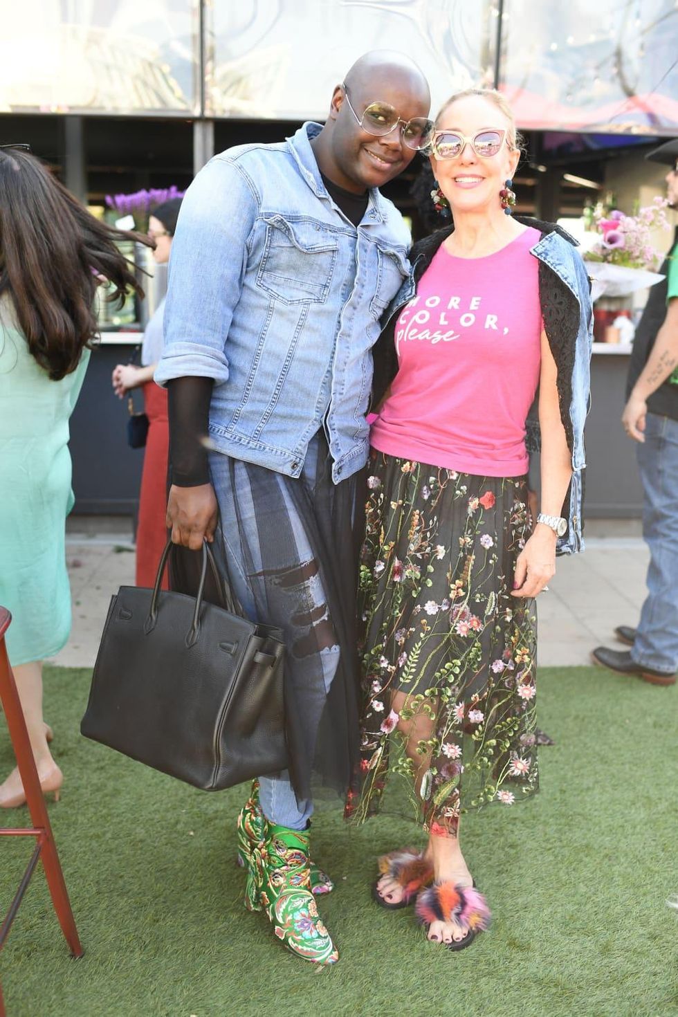 Josh Johnson, Sheree Frede at More Color Please launch