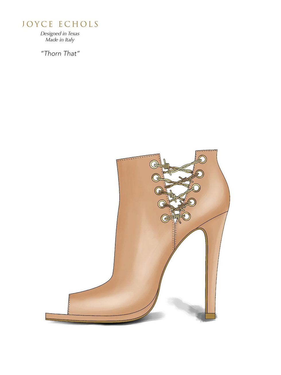 Joyce Echols shoes June 2014 Thorn That_ from lookbook