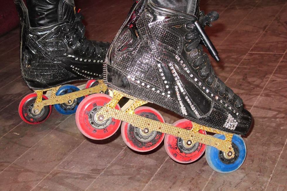 Juan Carlos America's Got Talent rollerblades