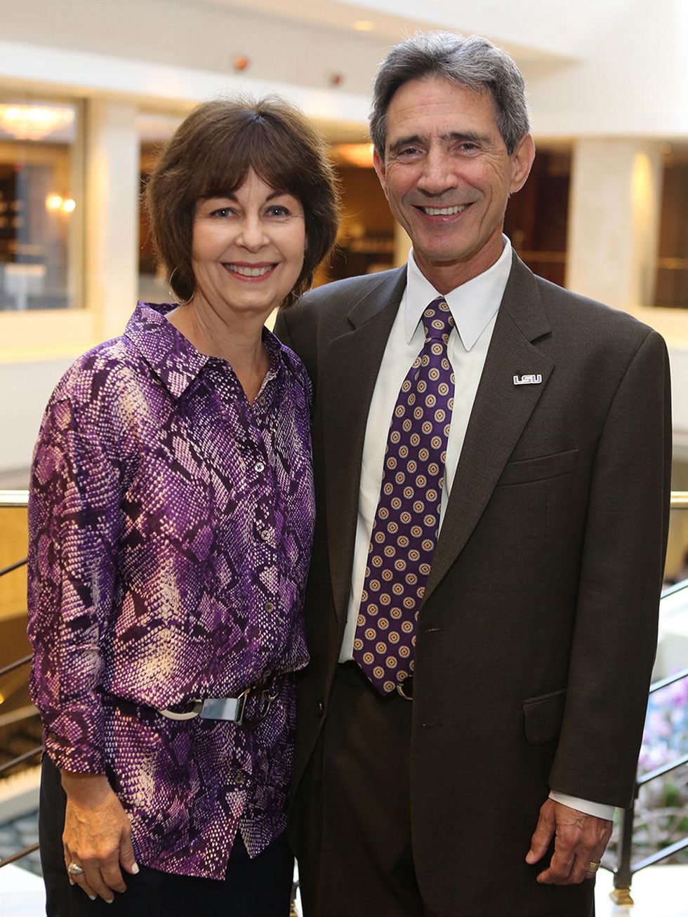 Judy and Darby Ser\u00c7 at the LSU Foundation luncheon June 2014
