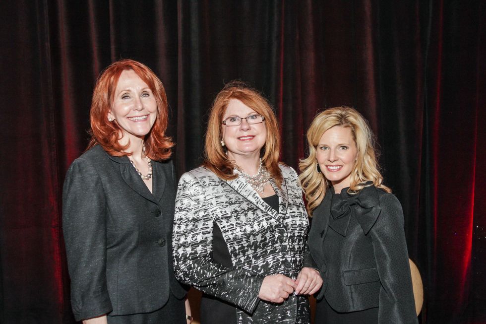 Judy Howell, from left, Joni Baird and Dawn Koenning at the National Philanthropy Day Awards November 2014