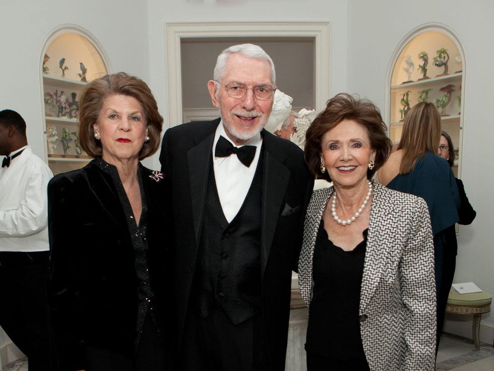 Judy Margolis, from left, with Melvyn and Cyvia Wolff at the Rienzi Society dinner January 2014