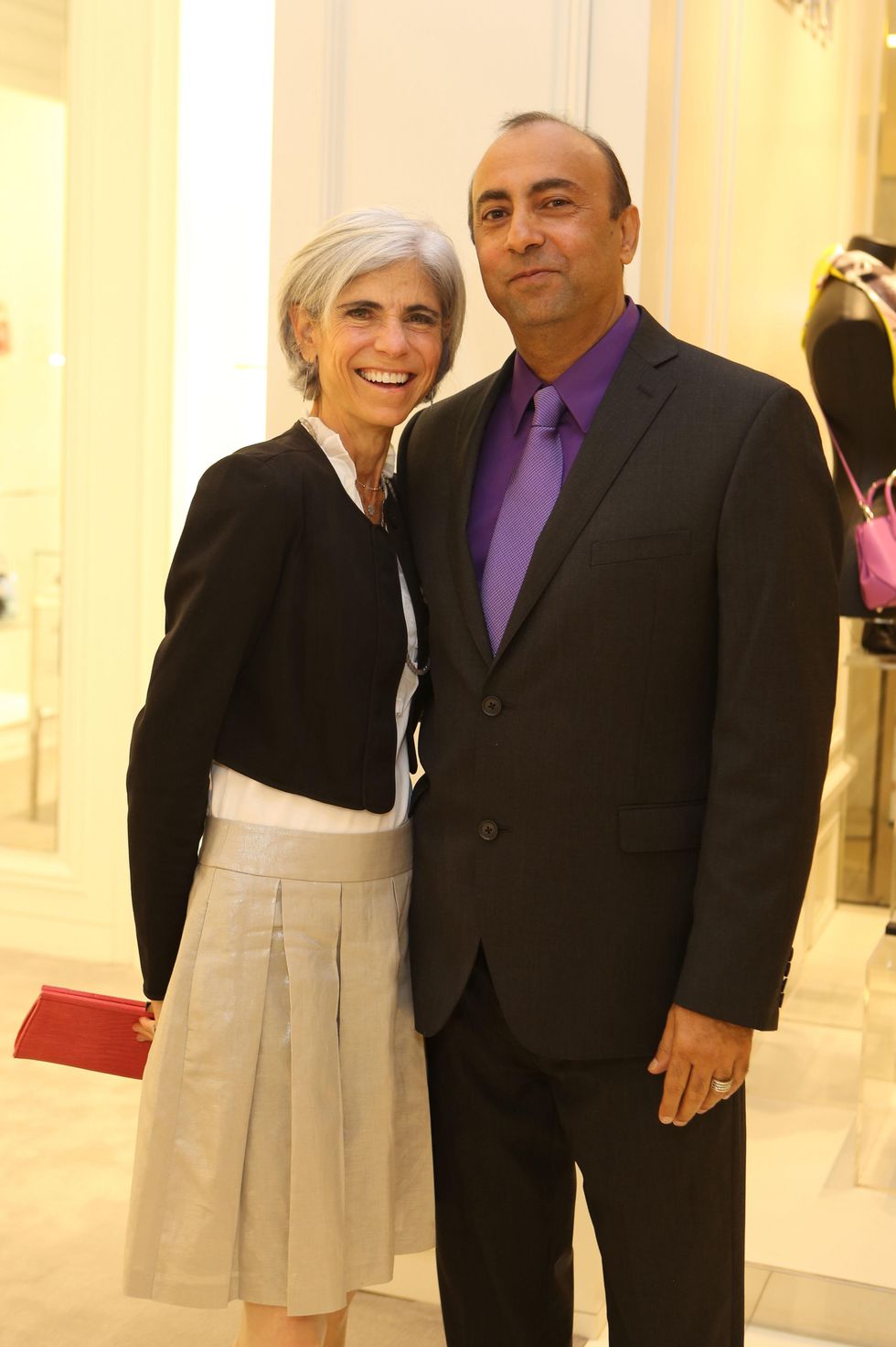 Judy Nyquist and Ron Baloochi at the CancerForward Key To The Cure Kick-off October 2014
