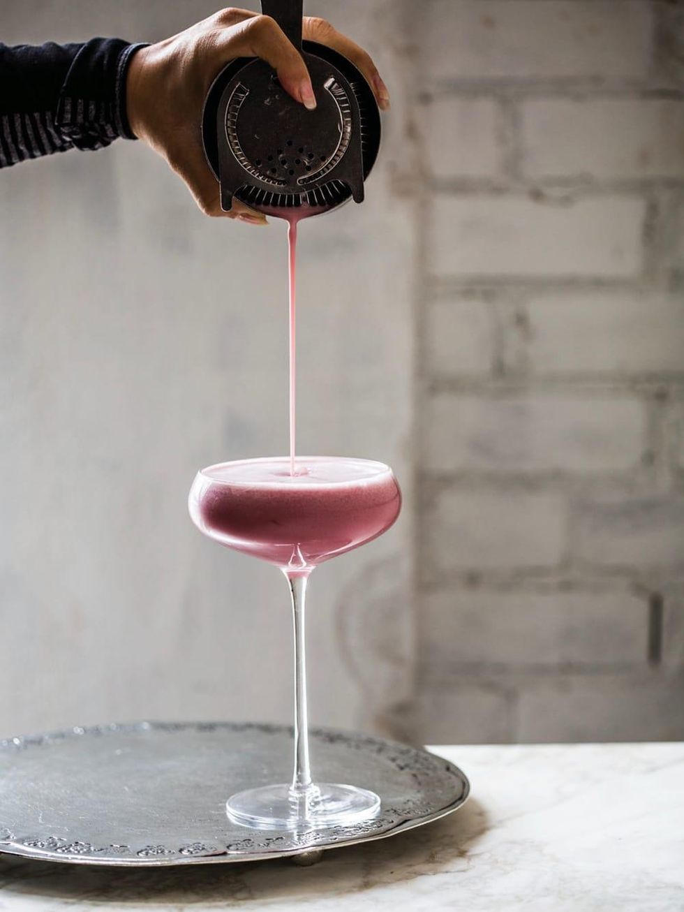 Julep cocktail book Alba Huerta amethyst flip