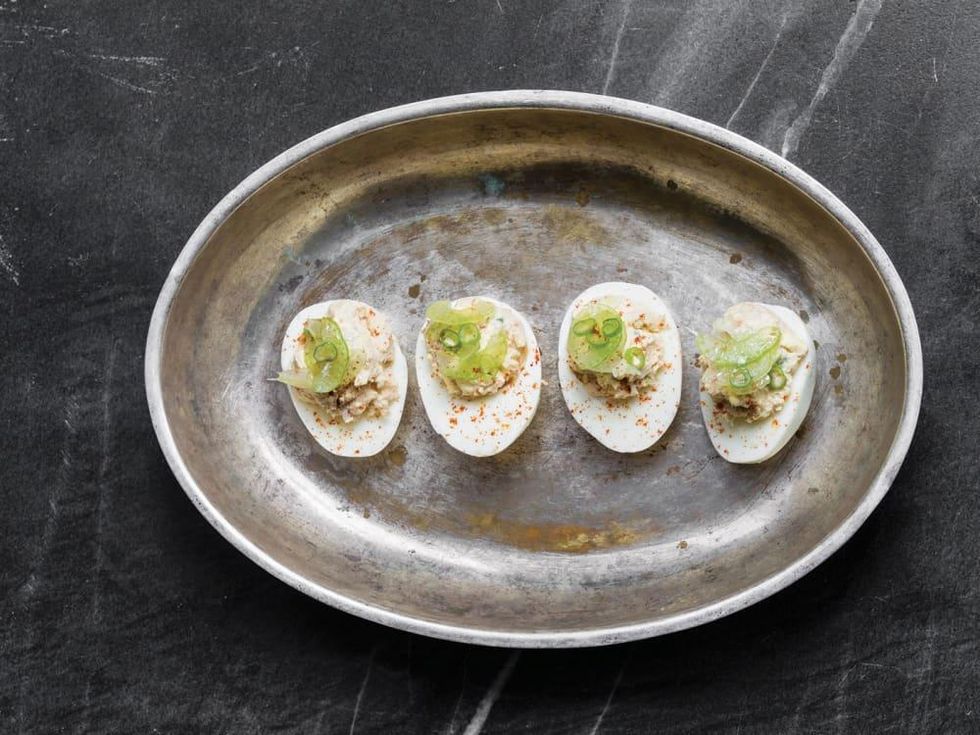 Julep cocktail book Alba Huerta deviled eggs