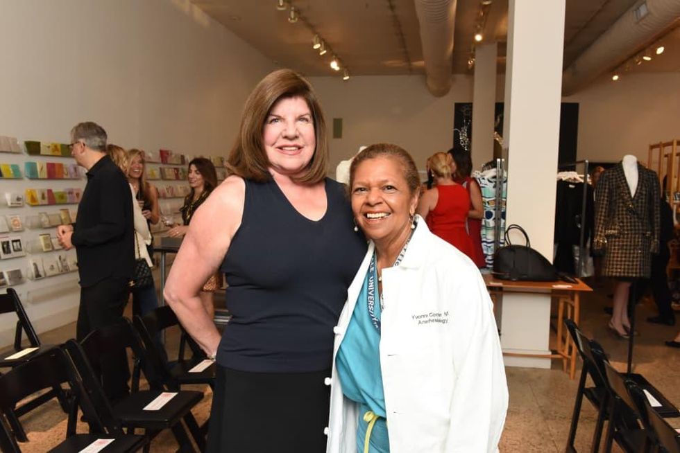 Julia Frankel and Yvonne Cormier at Recipe for Success Dress for Dinner event