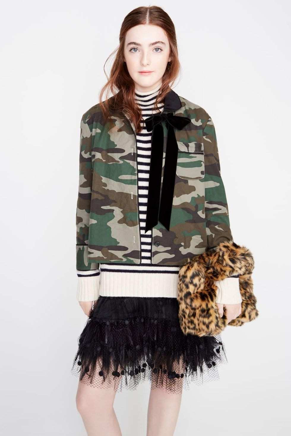 Julianne Moore daughter Liv Freundlich modeling J.Crew fall collection