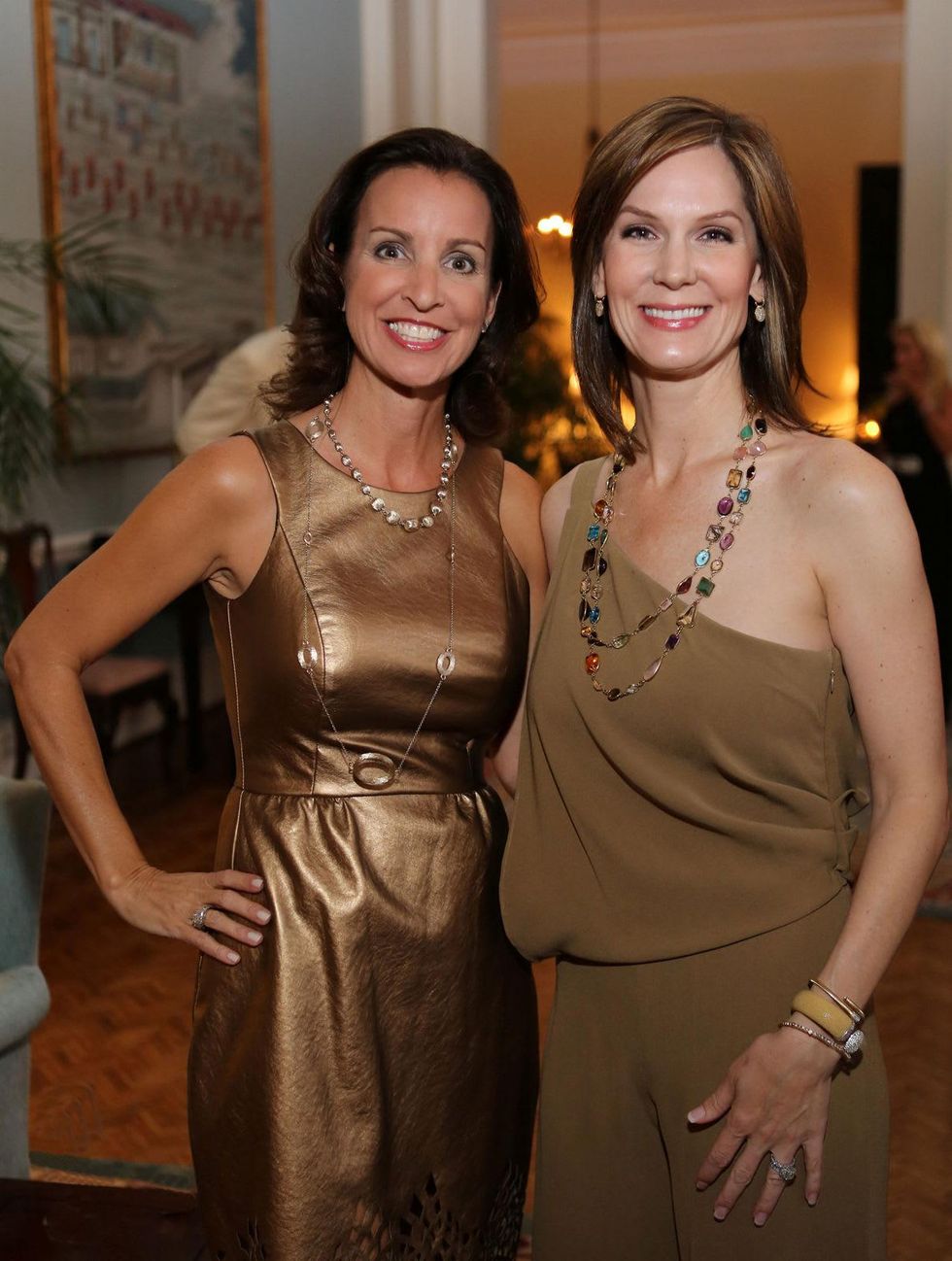 Julie Oliver, left, and Katherine Murphy at the CancerForward Gala May 2014