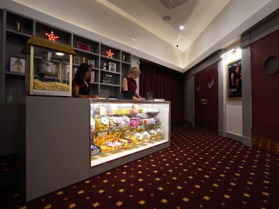 Juliet Restaurant movie theater lobby